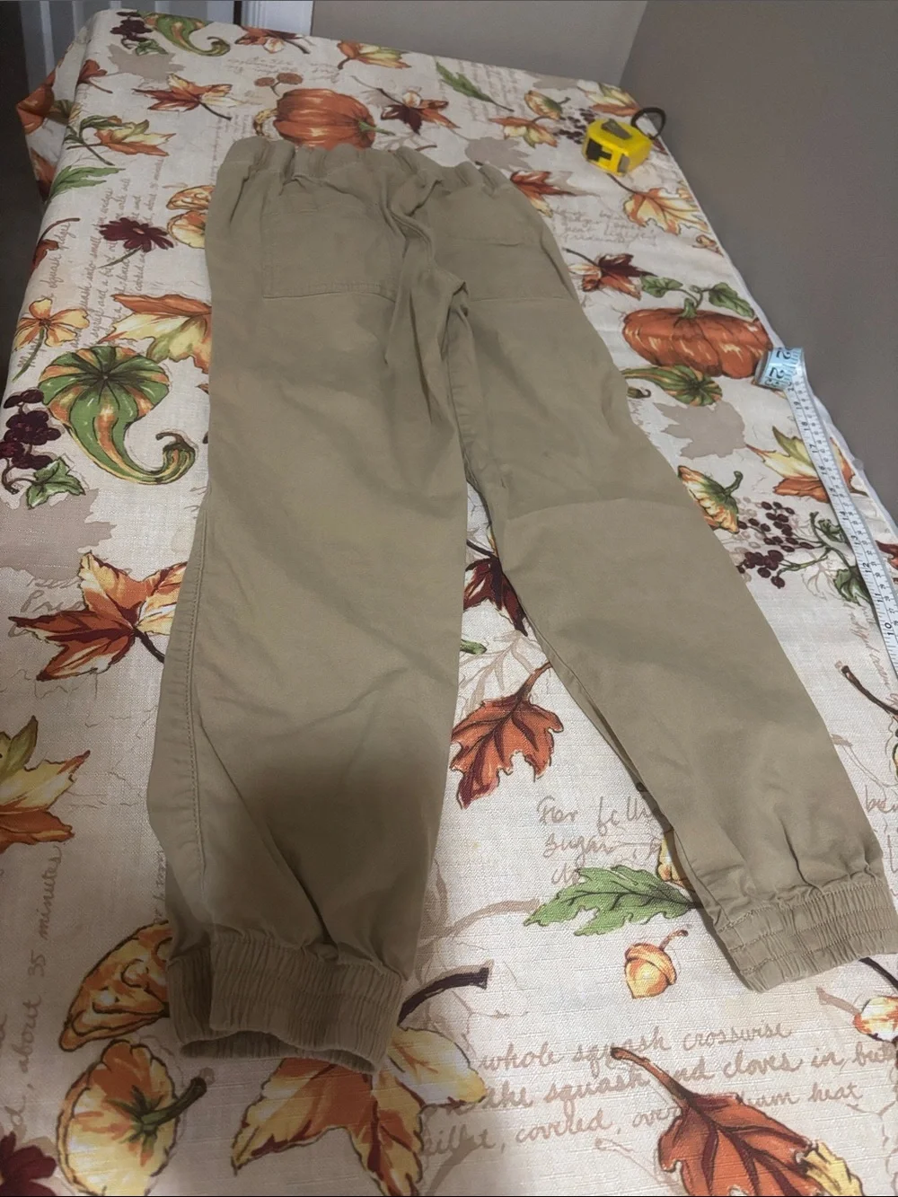 Place Boys Tan Drawstring Jogger Pants